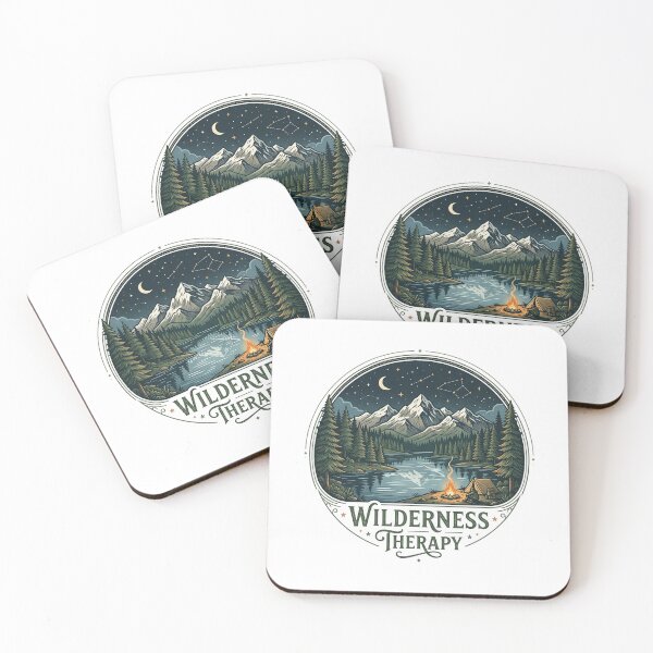 Item preview, Wilderness Therapy – Mountain Lake Camping Design designed and sold by PGRprint.