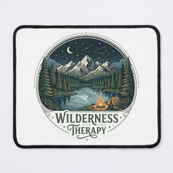 Item preview, Wilderness Therapy – Mountain Lake Camping Design designed and sold by PGRprint.