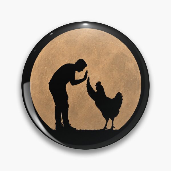 Item preview, Funny Chicken Fathers Day Full Moon Mom Dad Kids designed and sold by FurryHavenPH.