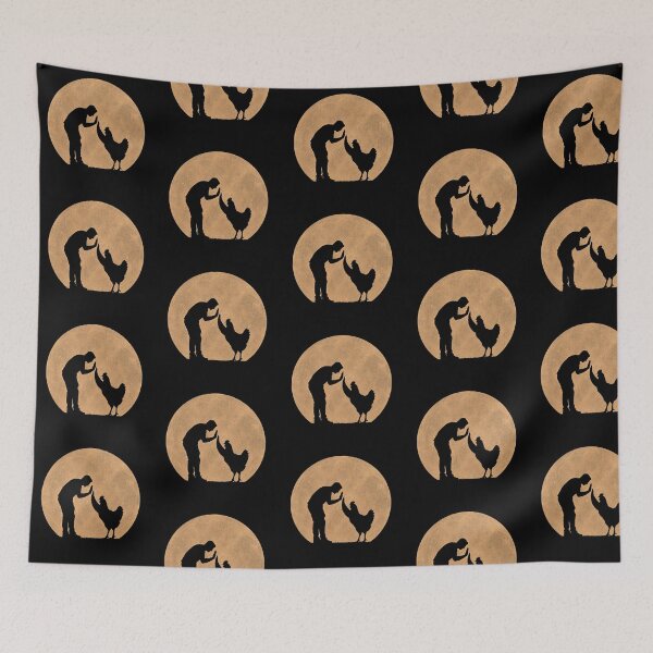 Item preview, Funny Chicken Fathers Day Full Moon Mom Dad Kids designed and sold by FurryHavenPH.
