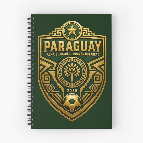Item preview, Paraguay Football Crest, Guaraní Spirit Soccer Emblem  designed and sold by Jandedan.