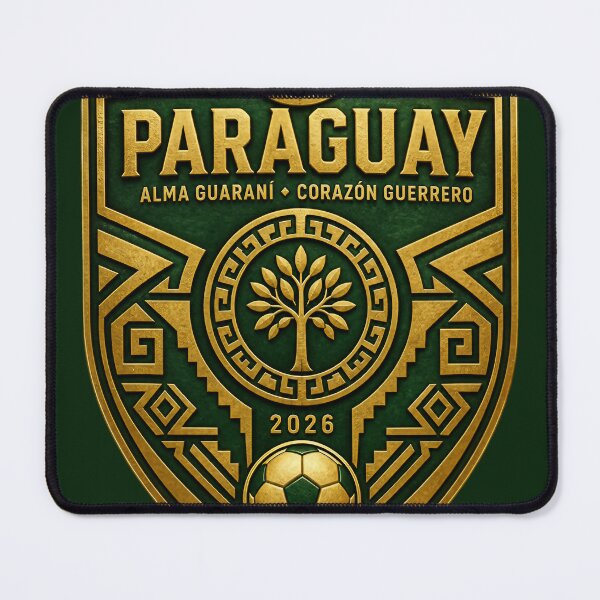 Item preview, Paraguay Football Crest, Guaraní Spirit Soccer Emblem  designed and sold by Jandedan.