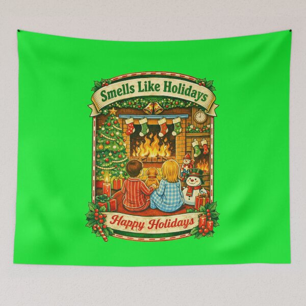 Item preview, Vintage Smells Like Holidays Art designed and sold by Log77.