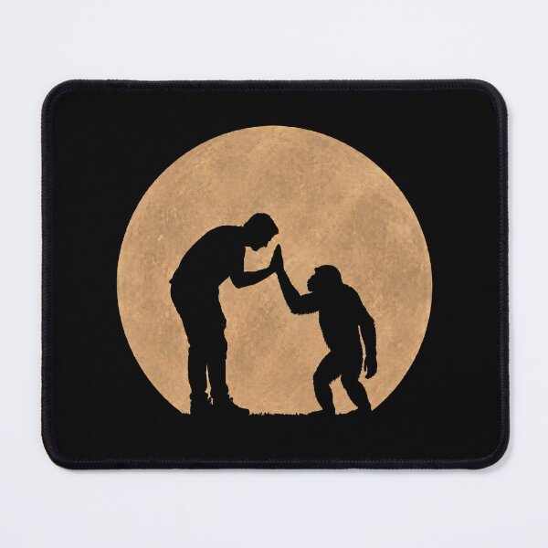 Item preview, Funny Chimpanzee Fathers Day Full Moon Mom Dad Kids designed and sold by FurryHavenPH.