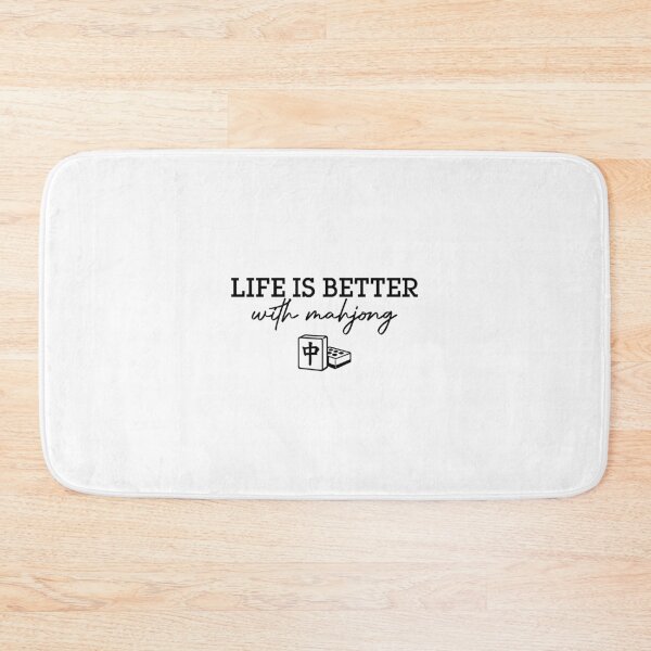 Item preview, Life Is Better With Mahjong Funny Mahjong Lover Tile Game designed and sold by designclub.