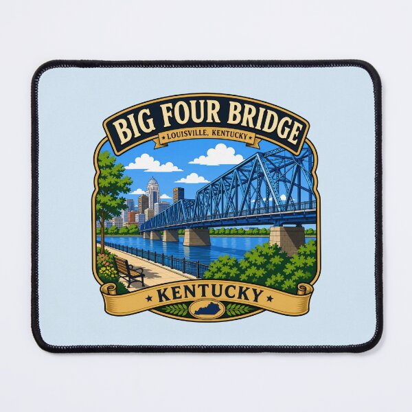 Item preview, Big Four Bridge, Louisville, Kentucky designed and sold by Myra365Art.