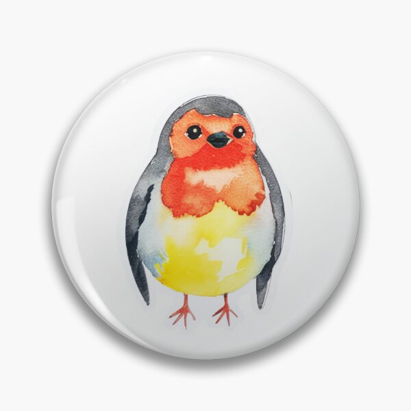 Item preview, Watercolor Bird Sticker Set | Robin Owl Sparrow | Filora Atelier Art designed and sold by Filora Atelier | Bird Art.