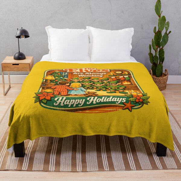 Item preview, The Elves Are Always Watching Funny Christmas Retro designed and sold by Log77.