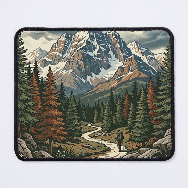Item preview, Leave The Road Take The Trail – Hiking Adventure Design designed and sold by PGRprint.