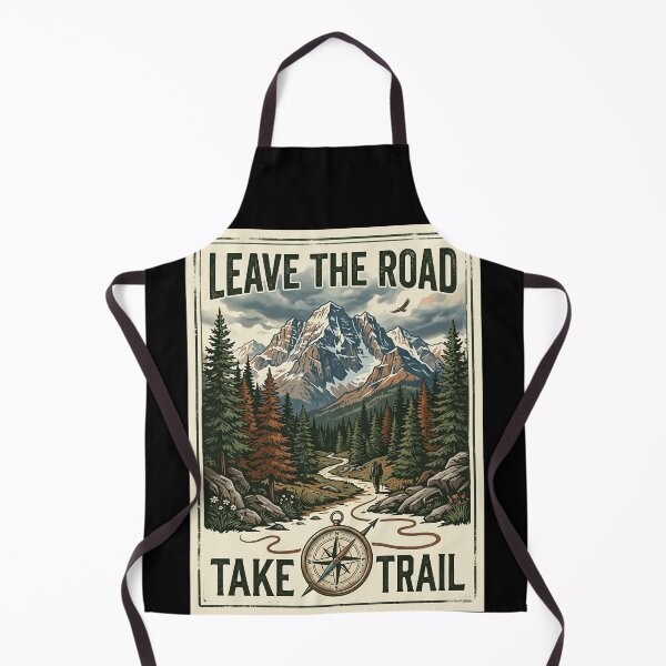 Item preview, Leave The Road Take The Trail – Hiking Adventure Design designed and sold by PGRprint.