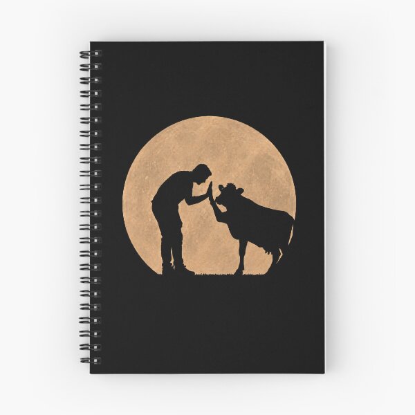 Item preview, Funny Cow Fathers Day Full Moon Mom Dad Kids designed and sold by FurryHavenPH.