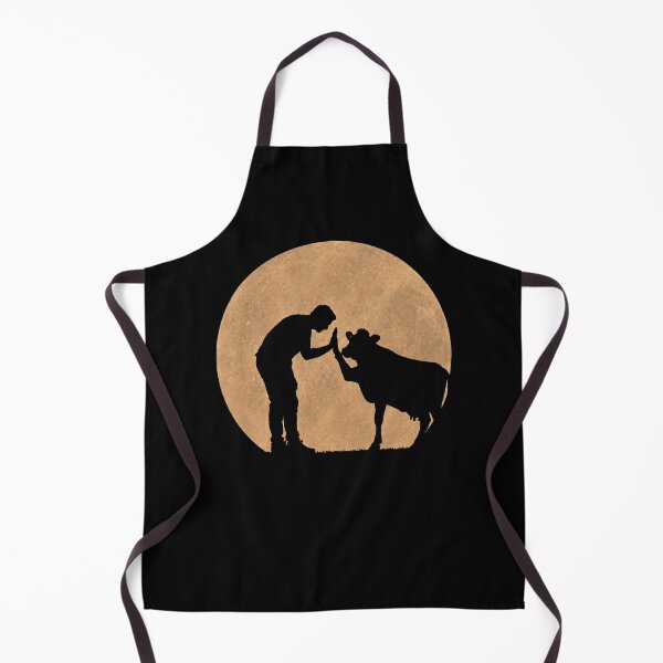 Item preview, Funny Cow Fathers Day Full Moon Mom Dad Kids designed and sold by FurryHavenPH.