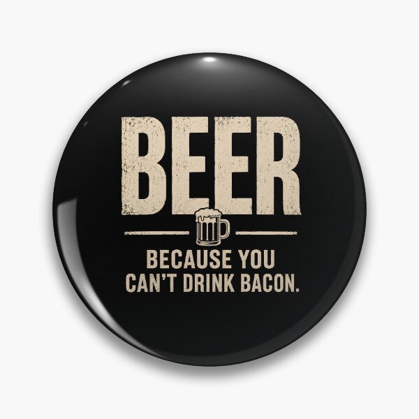 Item preview, Beer Because You Cant Drink Bacon designed and sold by zoes-ink.