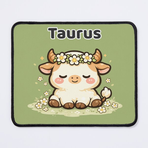 Item preview, Cute Taurus Zodiac Bull Kawaii Astrology designed and sold by creativiteemom.