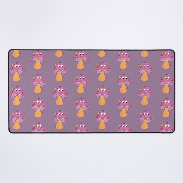 Item preview, Happy Face Retro Mushroom (Purple) designed and sold by yellowflowerhut.