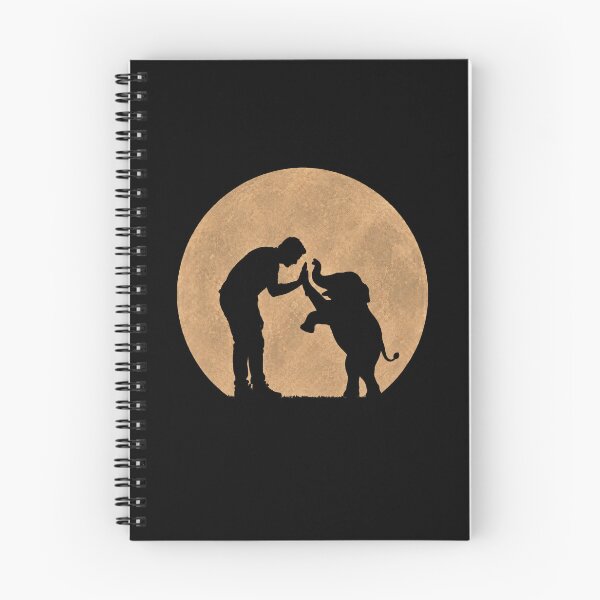 Item preview, Funny Elephant Fathers Day Full Moon Mom Dad Kids designed and sold by FurryHavenPH.