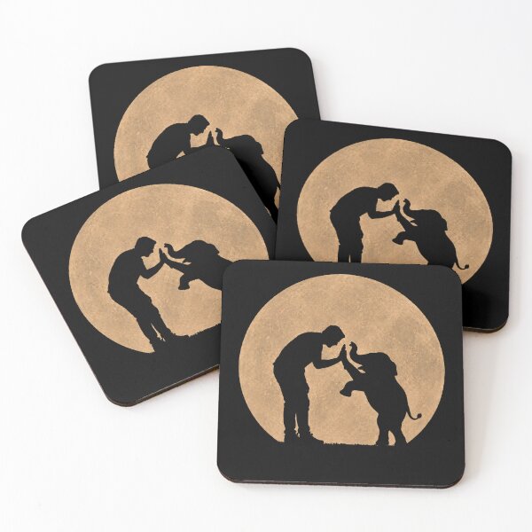Item preview, Funny Elephant Fathers Day Full Moon Mom Dad Kids designed and sold by FurryHavenPH.