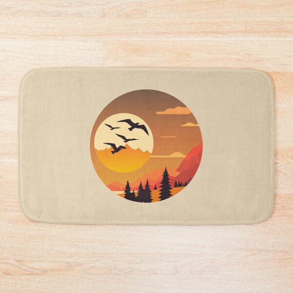 Item preview, Mountain Flying Birds Landscape designed and sold by FanFest.