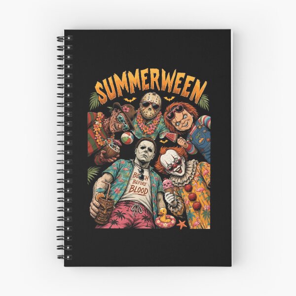 Item preview, Summerween Horror Icons Tropical Vacation Funny Slasher designed and sold by phoebelevine.