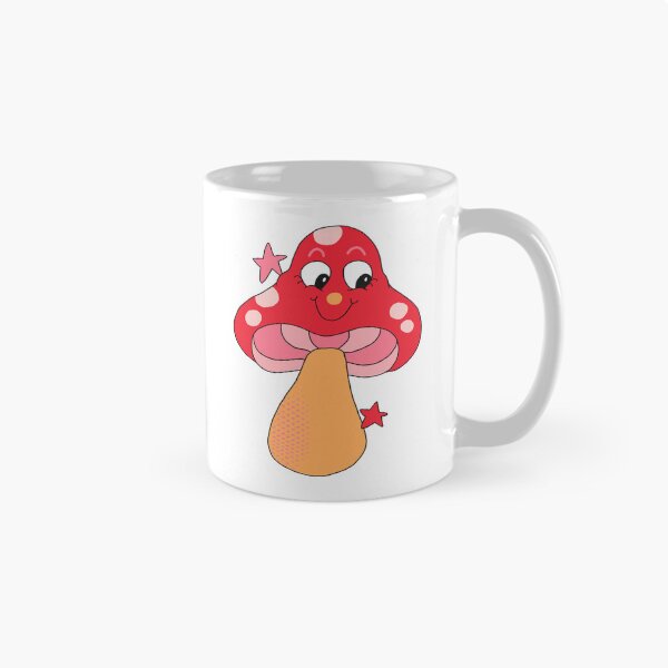 Item preview, Seta retro con cara feliz (roja) designed and sold by yellowflowerhut.