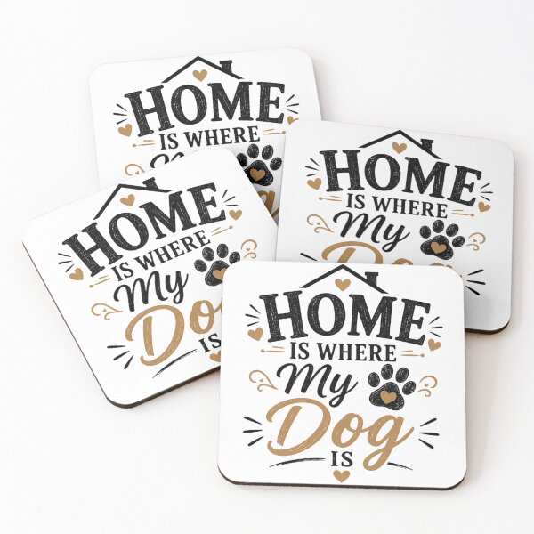 Item preview, Home is where my dog is - V1 designed and sold by Side Quest Co..