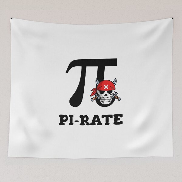 Item preview, Funny Pi Day Pirate designed and sold by Sartoris Art.