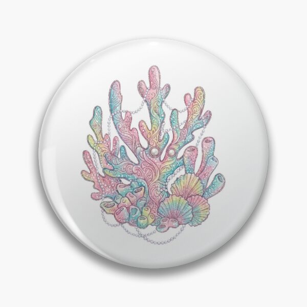 Item preview, Pastel Watercolor Coral Reef Artistic Illustration designed and sold by artbywafa2025.