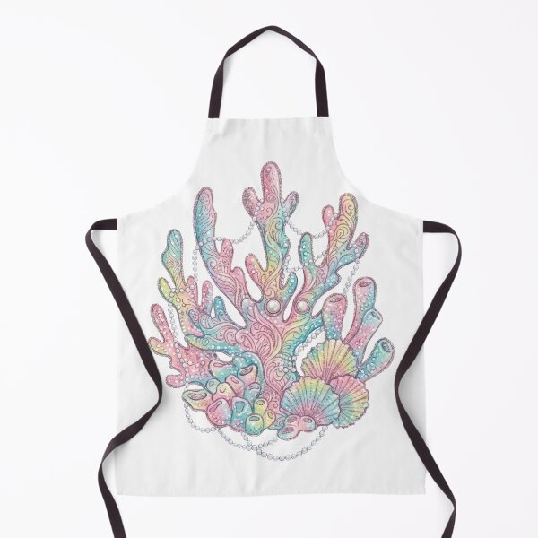 Item preview, Pastel Watercolor Coral Reef Artistic Illustration designed and sold by artbywafa2025.