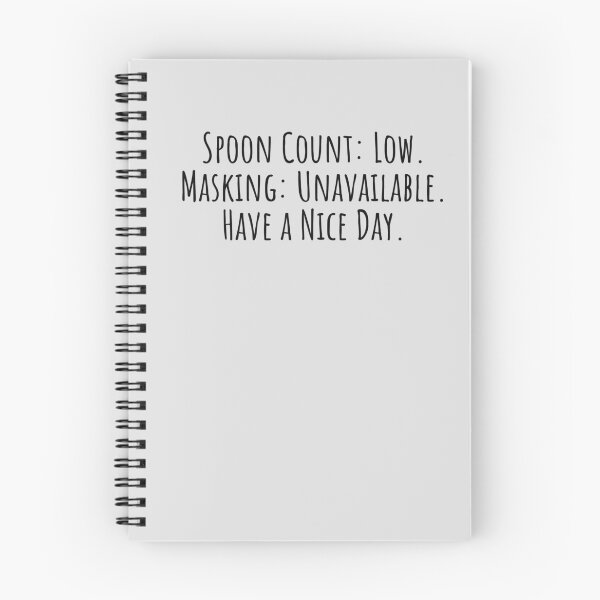 Item preview, Spoon Count Low Masking Unavailable ND Gift designed and sold by Notty DOT.