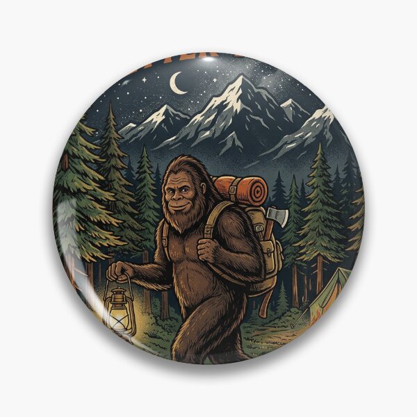 Item preview, Bigfoot Camps Better Than You – Funny Sasquatch Camping Design designed and sold by PGRprint.