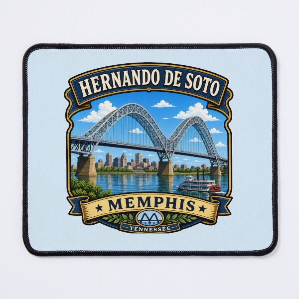 Item preview, Hernando de Soto Bridge, Memphis, Tennessee designed and sold by Myra365Art.