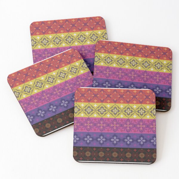 Item preview, Colorful Ethnic Boho Geometric Textile Pattern designed and sold by NornAxiom.
