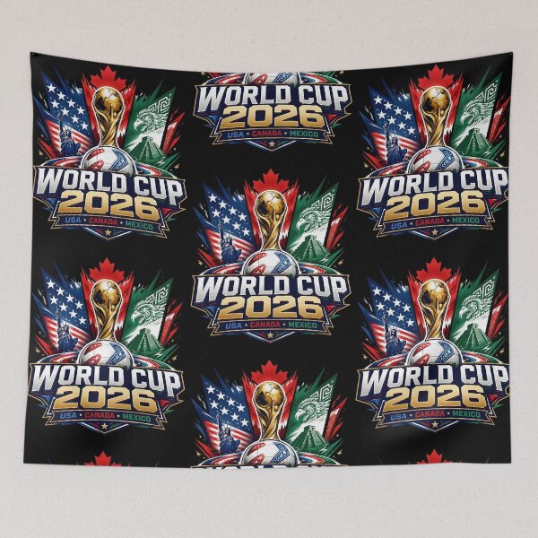 Item preview, World 2026 Cup USA Canada Mexico Soccer Championship Design designed and sold by phoebelevine.