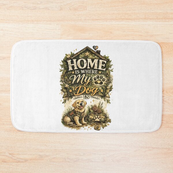 Item preview, Home is where my dog is designed and sold by Side Quest Co..