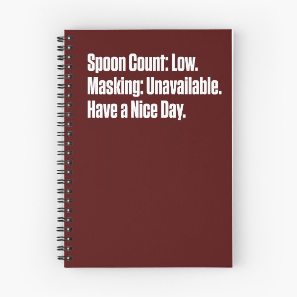 Item preview, Spoon Count Low Masking Unavailable ND Gift designed and sold by Notty DOT.
