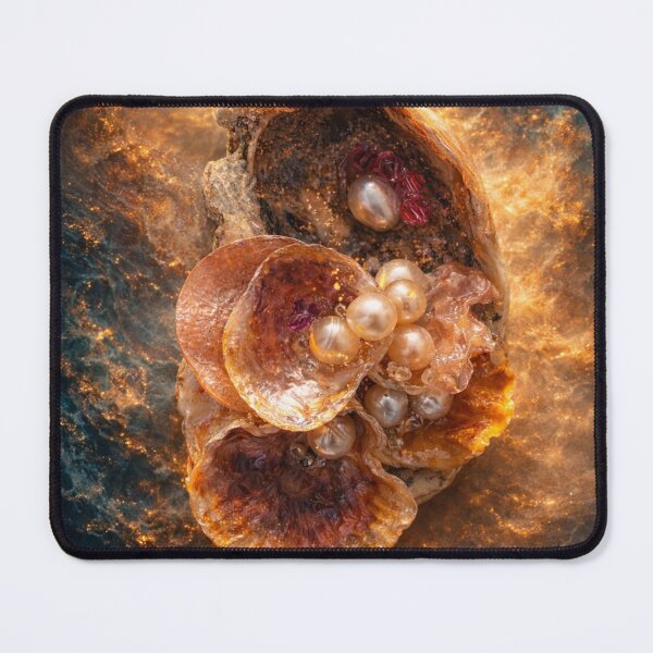 Item preview, Golden Seashell Pearl Ocean Glow designed and sold by OraMare.