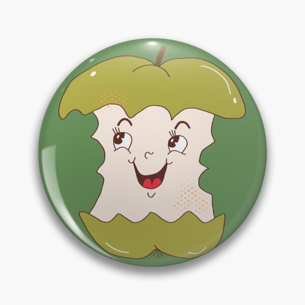Item preview, Happy Green Apple designed and sold by yellowflowerhut.