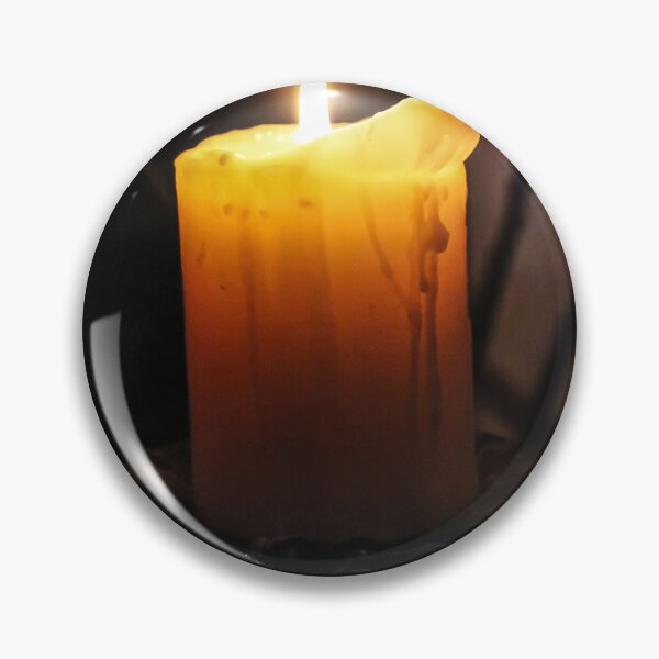 Item preview, Warm Candle Flame On Dripping Wax In Dark Room Creating Cozy Spiritual Romantic Mood designed and sold by Nmallia.
