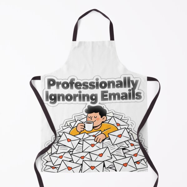 Item preview, Professionally Ignoring Emails Funny Office Worker Design designed and sold by KP Creative Co.