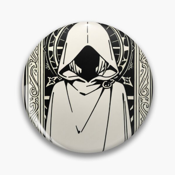Item preview, Fashion - Man in White Hooded Cloak Hidden Face Streetwear Anime Variant 2 designed and sold by AnimeShin.