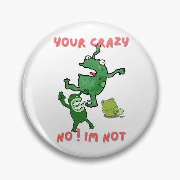 Item preview, Funny Crazy Frogs  designed and sold by unboxedbyJuls.