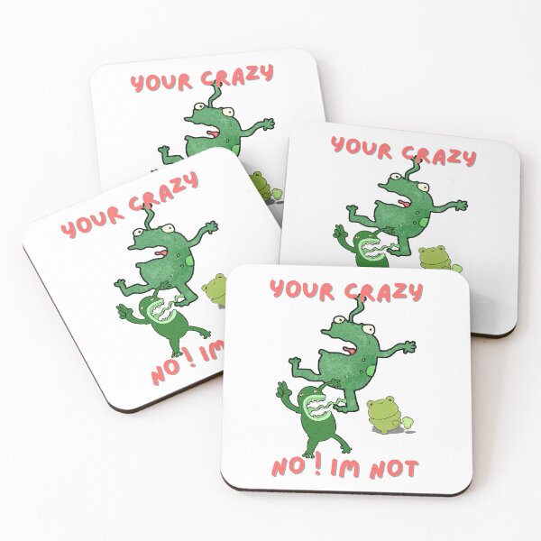 Item preview, Funny Crazy Frogs  designed and sold by unboxedbyJuls.