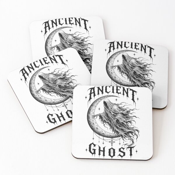 Item preview, Ancient Ghost Gothic Crescent Moon T-Shirt designed and sold by BlackBoneArt.