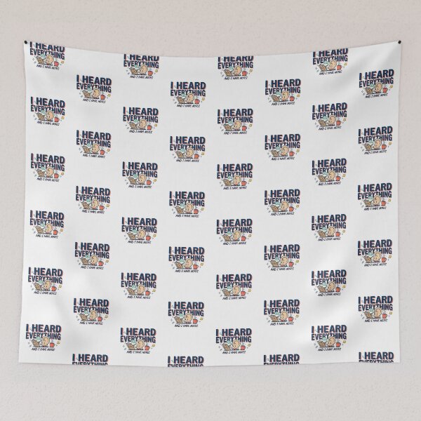 Item preview, I Heard Everything And I Have Notes Funny Office Humor designed and sold by Fitswear.