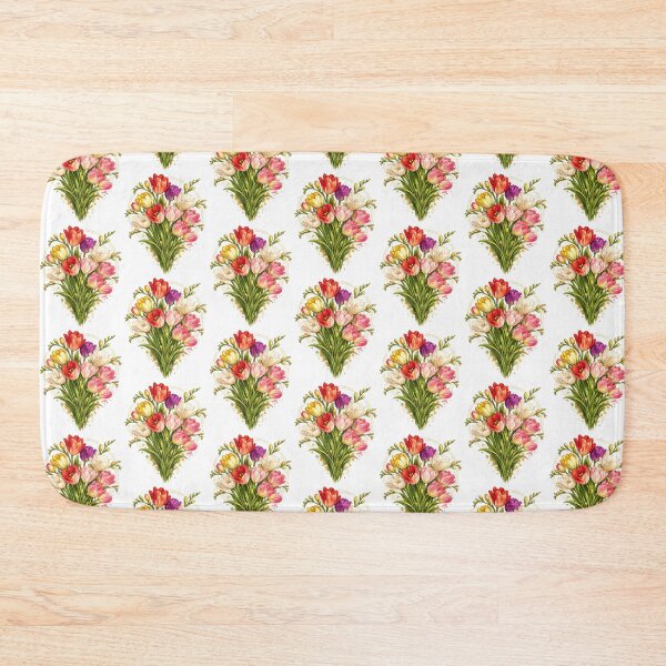 Item preview, Colorful Tulip Bouquet – Botanical Spring Floral Art designed and sold by Clothes With Smiling Animals Walt Gral.