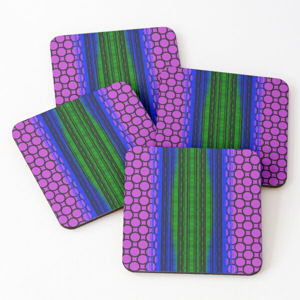 Item preview, Purple Green Blue Geometric Pattern designed and sold by SweetLilith.
