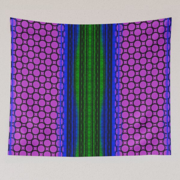 Item preview, Purple Green Blue Geometric Pattern designed and sold by SweetLilith.