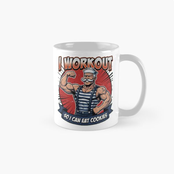 Item preview, I Workout So I Can Eat Cookies Sailor designed and sold by TshirtsOnline-.