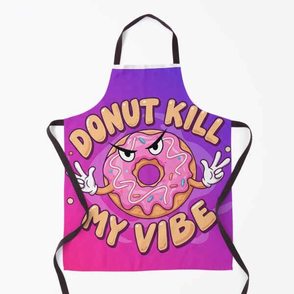 Item preview, Donut Kill My Vibe Cute Kawaii Dessert Cartoon designed and sold by DesignsCreative.