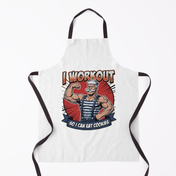 Item preview, I Workout So I Can Eat Cookies Sailor designed and sold by TshirtsOnline-.